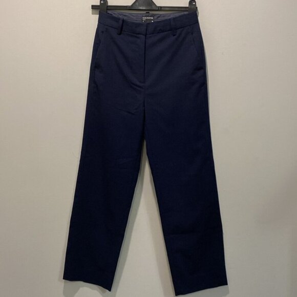 Frank and Oak Jane Navy Blue Straight Leg Pants Size 4 - Picture 9 of 13